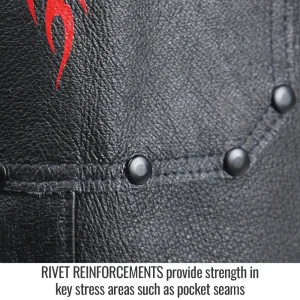 Revco Black Stallion BSX Coat Pig Grain Leather Welding Jacket (Black) #JL2035-BK
