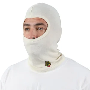 Black Stallion Nomex Knit Single Layer Balaclava, White – MH100