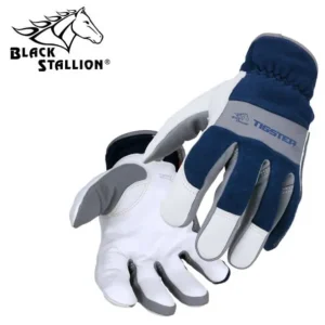 Black Stallion Tigster® FR Cotton/Grain Kidskin Premium TIG Welding Gloves #T50