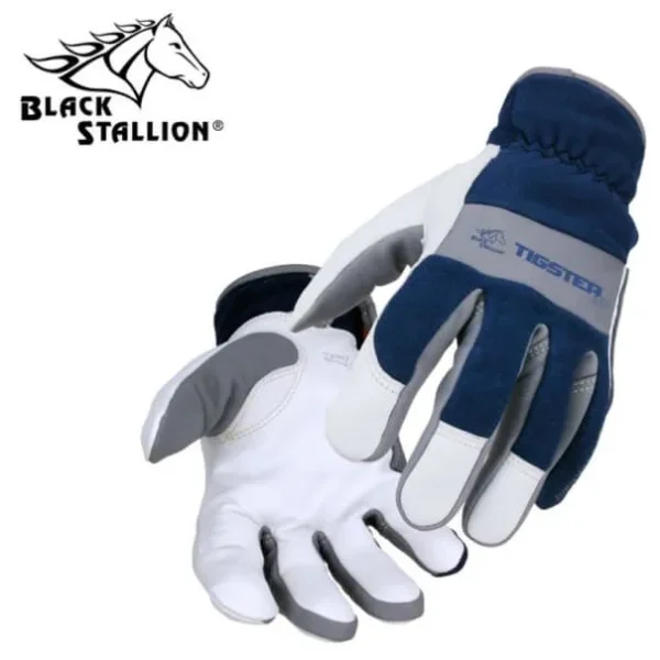 Black Stallion Tigster® FR Cotton/Grain Kidskin Premium TIG Welding Gloves #T50