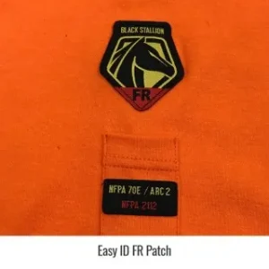 Revco Black Stallion 7 Oz Flame-Resistant Cotton Long Sleeve T-Shirt (Orange) – NFPA 2112, NFPA 70E #TF2510-OR