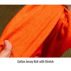 Black Stallion FR Cotton Knit Long-Sleeve T-Shirt Safety Orange #TF2510OR