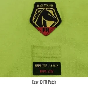 Revco Black Stallion ToolHandz 7oz Flame-Resistant Long Sleeve T-Shirt w/ Silver Reflective (Lime) #TF2511-LM
