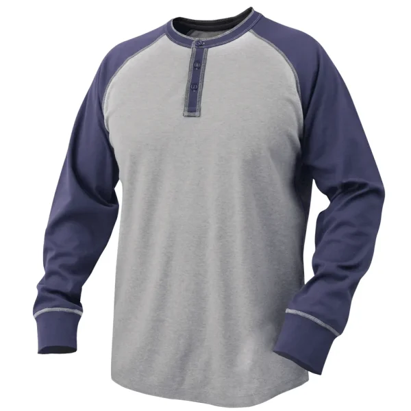 Black Stallion 7 oz. Flame-Resistant Cotton Jersey Henley – TF2520