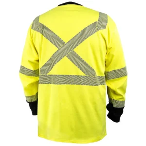 Black Stallion Hi-Vis Class 3 AR/FR Cotton Long-Sleeve – TF3030-HB