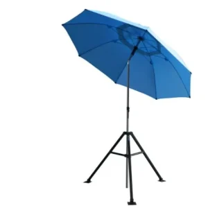 Black Stallion Flame-Resistant Industrial Umbrella #UB250 (with stand)
