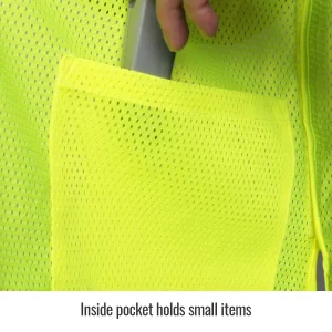 Revco Black Stallion ANSI Class 2 Break-Away Hi-Vis Safety Vest (Lime) #VS2025-LM