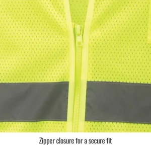 Revco Black Stallion ANSI Class 3 Short Sleeve Hi-Vis Safety Vest (Lime) #VS2030-LM