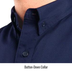 Black Stallion AR/FR Cotton Work Shirt, Navy – WF2110-NV