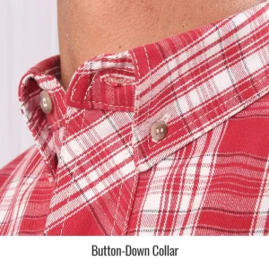 Revco Black Stallion 7oz FR Welding/Work Shirt (Plaid Red) #WF2110-PR