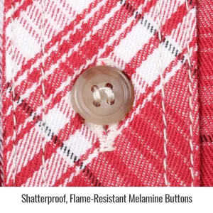 Revco Black Stallion 7oz FR Welding/Work Shirt (Plaid Red) #WF2110-PR