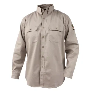 Revco Black Stallion Flame-Resistant 88/12 Cotton 7 Oz Work Shirt (Khaki) #WF4010-ST