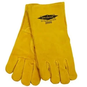 Revco 2000 Standard Welding Gloves: Gold Cowhide – Large