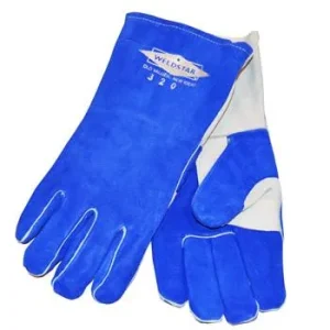 Revco 320 Black Stallion® Stick Welding Gloves: Blue Premium Cowhide