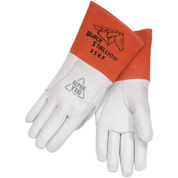 Revco Pearl White Kidskin TIG Glove – 35KF