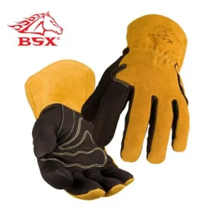 Revco BSX BM88 Premium MIG, TIG & Stick Welding Gloves: Tan Pigskin