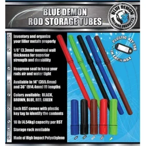 Blue Demon Welding Rod Storage Tube – 2in x 36in #RST-36