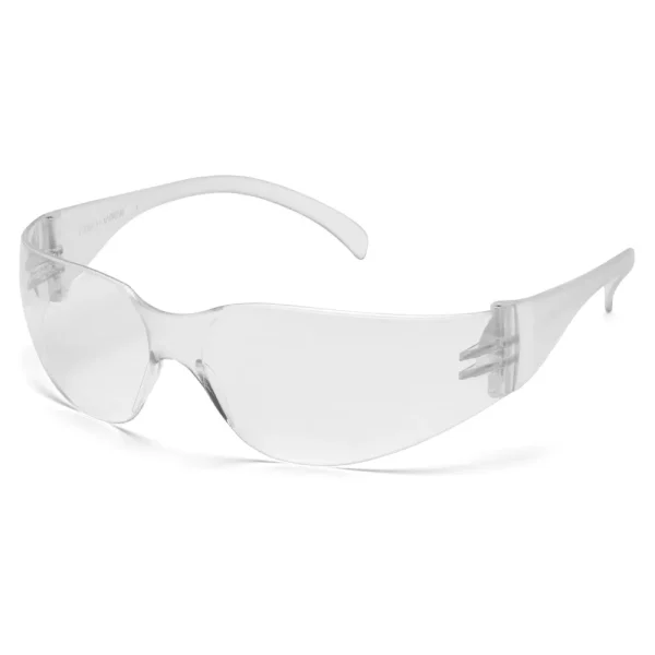 Pyramex S4110S Intruder Clear Safety Glasses W/ Clear-Hardcoated Lens (12 each)