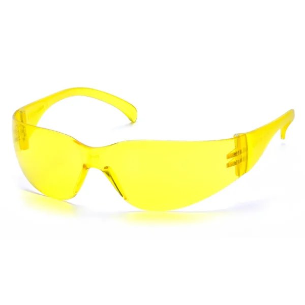 Pyramex S4130S Intruder Amber Safety Glasses W/ Amber-Hardcoated Lens (12 each)