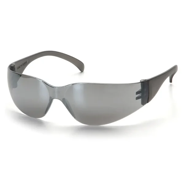 Pyramex S4170S Intruder Silver Mirror Safety Glasses W/ Silver Mirror-Hardcoated Lens (12 each)