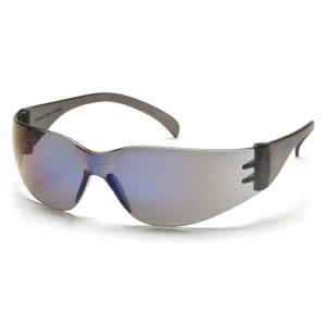 Pyramex S4175S Intruder Blue Mirror Safety Glasses W/ Blue Mirror-Hardcoated Lens (12 each)
