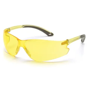 Pyramex S5830S Itek Amber Safety Glasses W/ Amber Lens (12 each)