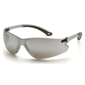 Pyramex S5870S Itek Silver Mirror Safety Glasses W/ Silver Mirror Lens (12 each)