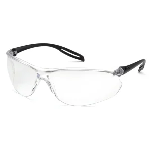 Pyramex S9710S Neshoba Black Safety Glasses W/ Clear Lens (12 each)