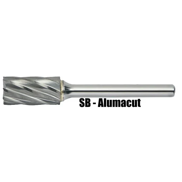 Mastercut SB-5 1/2″ Cylindrical Shape with End Cut Carbide Burr (1 Burr)