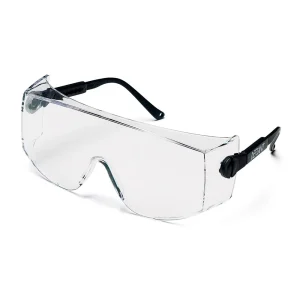 Pyramex SB1010SJ Defiant Black-Jumbo Safety Glasses W/ Over Prescription – Clear Lens (12 each)