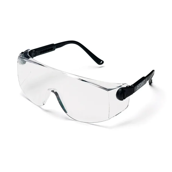 Pyramex SB1010S Defiant Black Safety Glasses W/ Clear Lens (12 each)