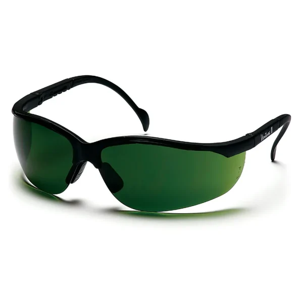 Pyramex SB1860SF Venture II Black Safety Glasses W/ 3.0 IR Filter Lens (12 each)