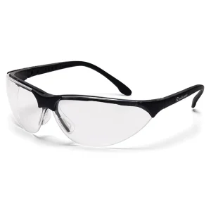 Pyramex SB2810ST Rendezvous Black Safety Glasses W/ Clear Anti-Fog Lens (12 each)