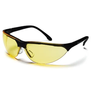 Pyramex SB2830S Rendezvous Black Safety Glasses W/ Amber Lens (12 each)