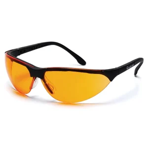 Pyramex SB2840S Rendezvous Black Safety Glasses W/ Orange Lens (12 each)