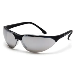 Pyramex SB2870S Rendezvous Black Safety Glasses W/ Silver Mirror Lens (12 each)
