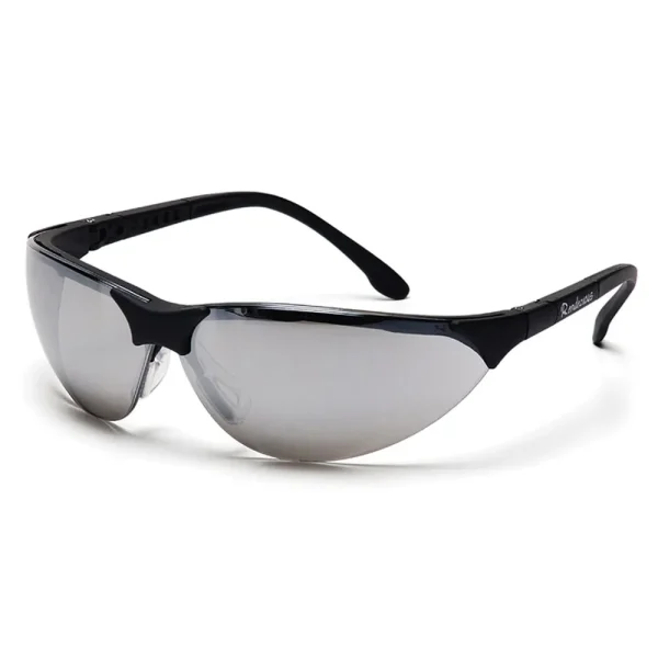 Pyramex SB2870S Rendezvous Black Safety Glasses W/ Silver Mirror Lens (12 each)