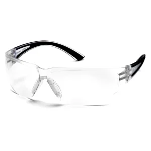 Pyramex SB3610S Cortez Black Temples Safety Glasses W/ Clear Lens (12 each)