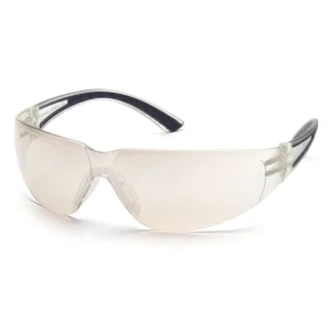 Pyramex SB3680S Cortez Black Temples Safety Glasses W/ Indoor/Outdoor Mirror Lens (12 each)