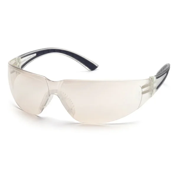 Pyramex SB3680S Cortez Black Temples Safety Glasses W/ Indoor/Outdoor Mirror Lens (12 each)