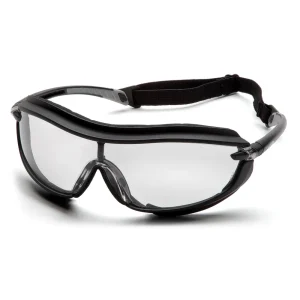 Pyramex SB4610STP XS3 Plus Black Goggles W/ Clear Anti-Fog Lens (12 each)