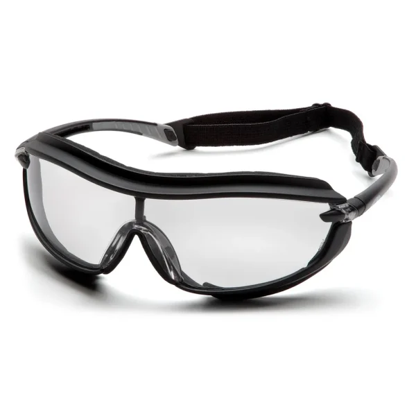 Pyramex SB4610STP XS3 Plus Black Goggles W/ Clear Anti-Fog Lens (12 each)