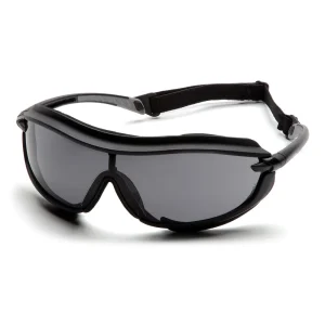 Pyramex SB4620STP XS3 Plus Black Goggles W/ Gray Anti-Fog Lens (12 each)