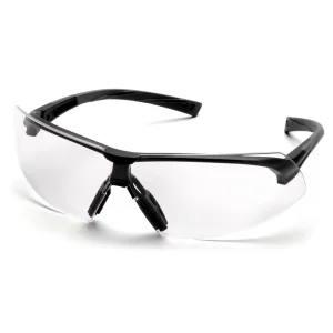 Pyramex SB4910S Onix™ Black Safety Glasses W/ Clear Lens (12 each)