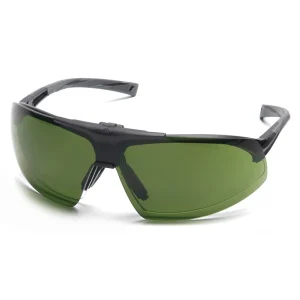 Pyramex SB4960STP Onix Plus™ Black Safety Glasses W/ Clear Anti-Fog Bottom Lens/ 3.0 IR Filter Flip Lens Lens (12 each)