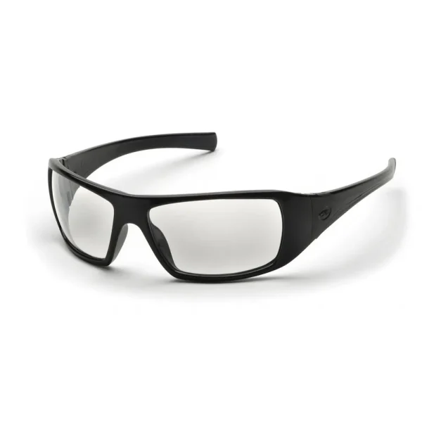 Pyramex SB5610D Goliath Black Safety Glasses W/ Clear Lens (12 each)