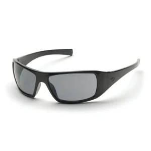 Pyramex SB5620DT Goliath Black Safety Glasses W/ Gray Anti-Fog Lens (12 each)