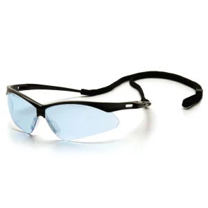 Pyramex SB6360SP PMXTREME Black Safety Glasses W/ Infinity Blue with Cord Lens (12 each)