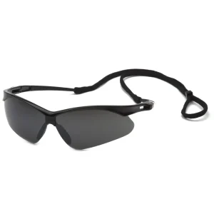 Pyramex SB6376SP PMXTREME Black Safety Glasses W/ Smoke Green Mirror with Cord Lens (12 each)