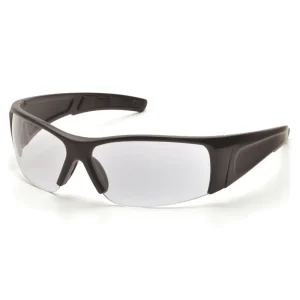 Pyramex SB6910D PMXTORQ Matte Black Safety Glasses W/ Clear Lens (12 each)